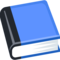 Blue Book emoji on Facebook